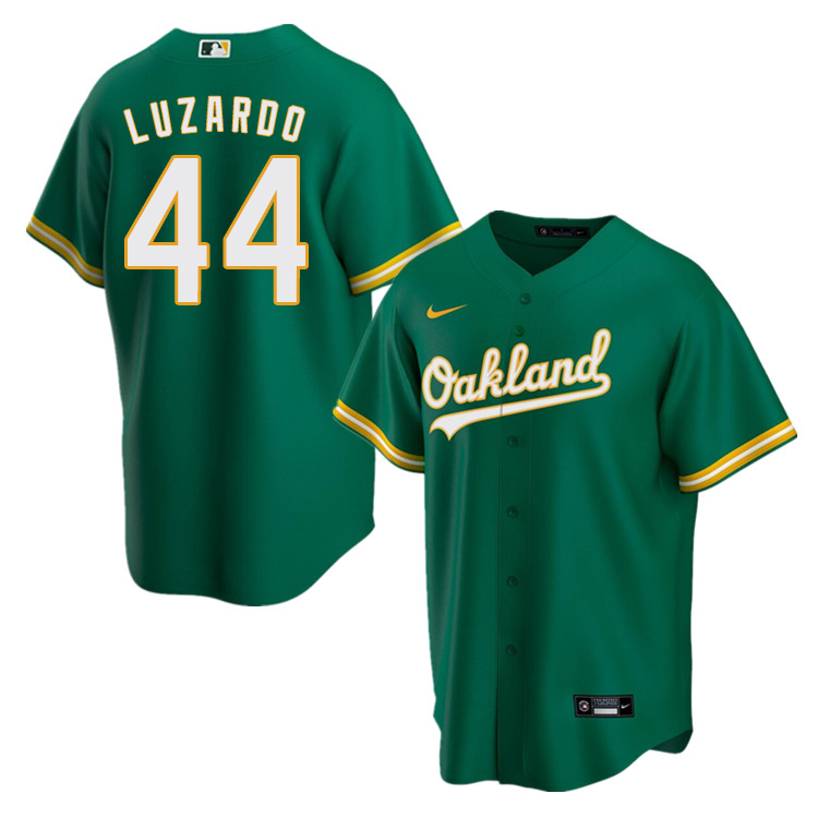 Nike Men #44 Jesus Luzardo Oakland Athletics Baseball Jerseys Sale-Green